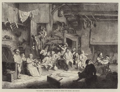 The Dance, Facsimile of an Etching by Adrian van Ostade by Frederick Barnard
